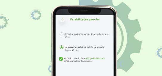 OTP Internet și Mobile Banking: reînnoirea automată a parolei de acces este acum opțională