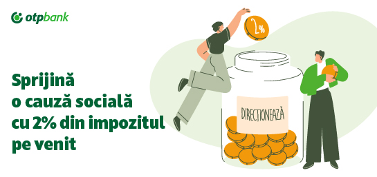 Redirecționează 2% pentru o cauză socială